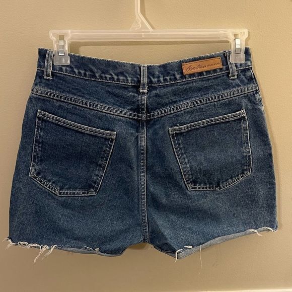 Sz‎ 10 Vintage Bili Blass Jean Shorts - Picture 2 of 3